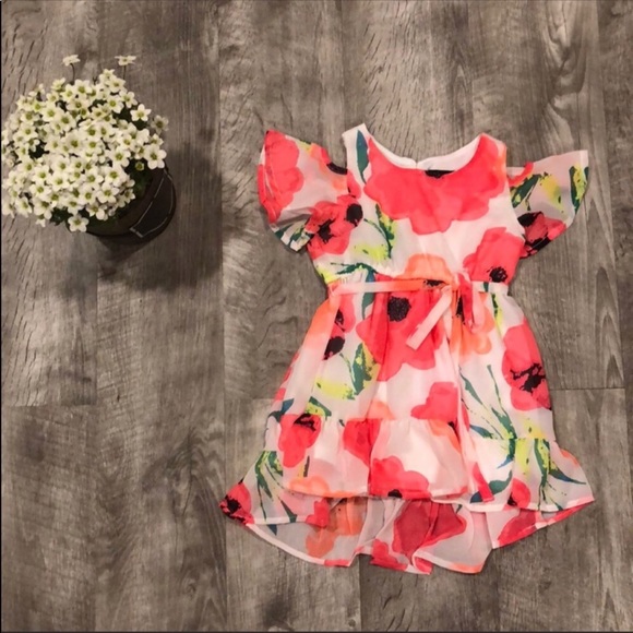 ‼️LAST 1‼️Gorgeous cold shoulder floral dress - Picture 3 of 5